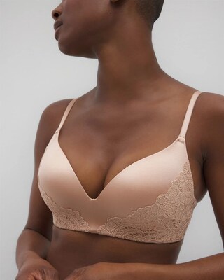 Wireless Lace Push-Up Bra click to view larger image.