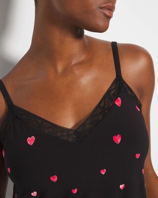 Lace Trim Pajama Cami click to view larger image.
