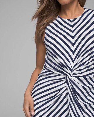 Asymmetrical Twist Front Tunic
