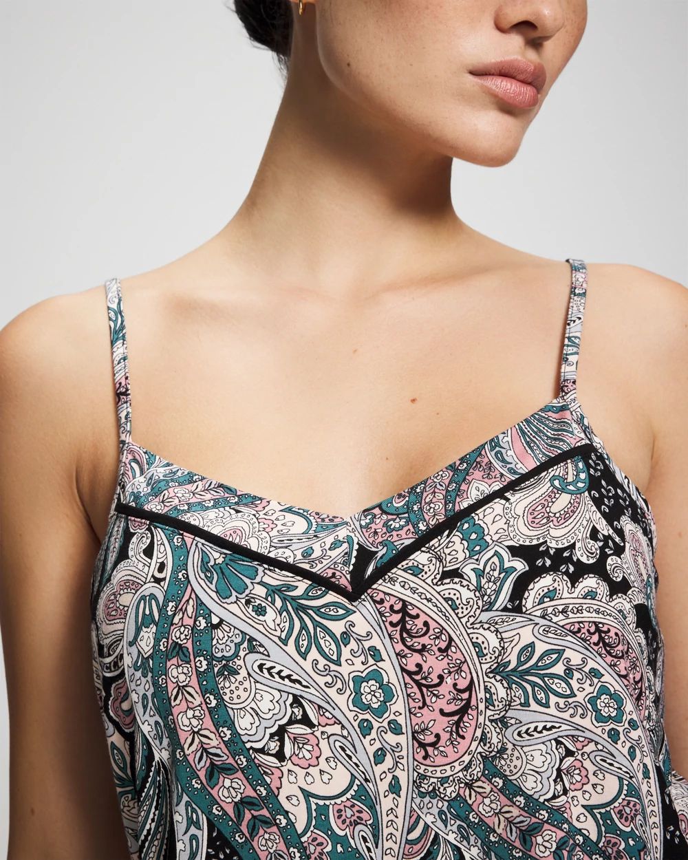 Piped Pajama Cami click to view larger image.