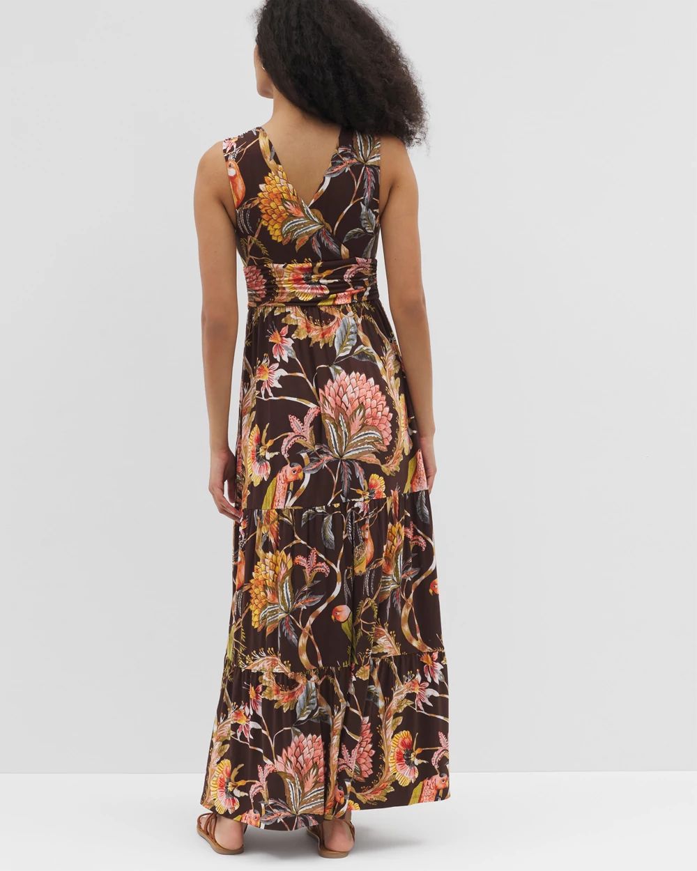 Soft Jersey Goddess Tiered Maxi Dress