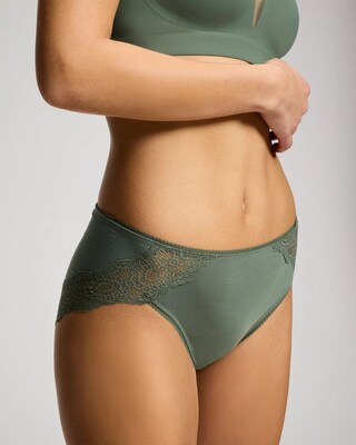 Embraceable High-Leg Panty with Crochet Lace