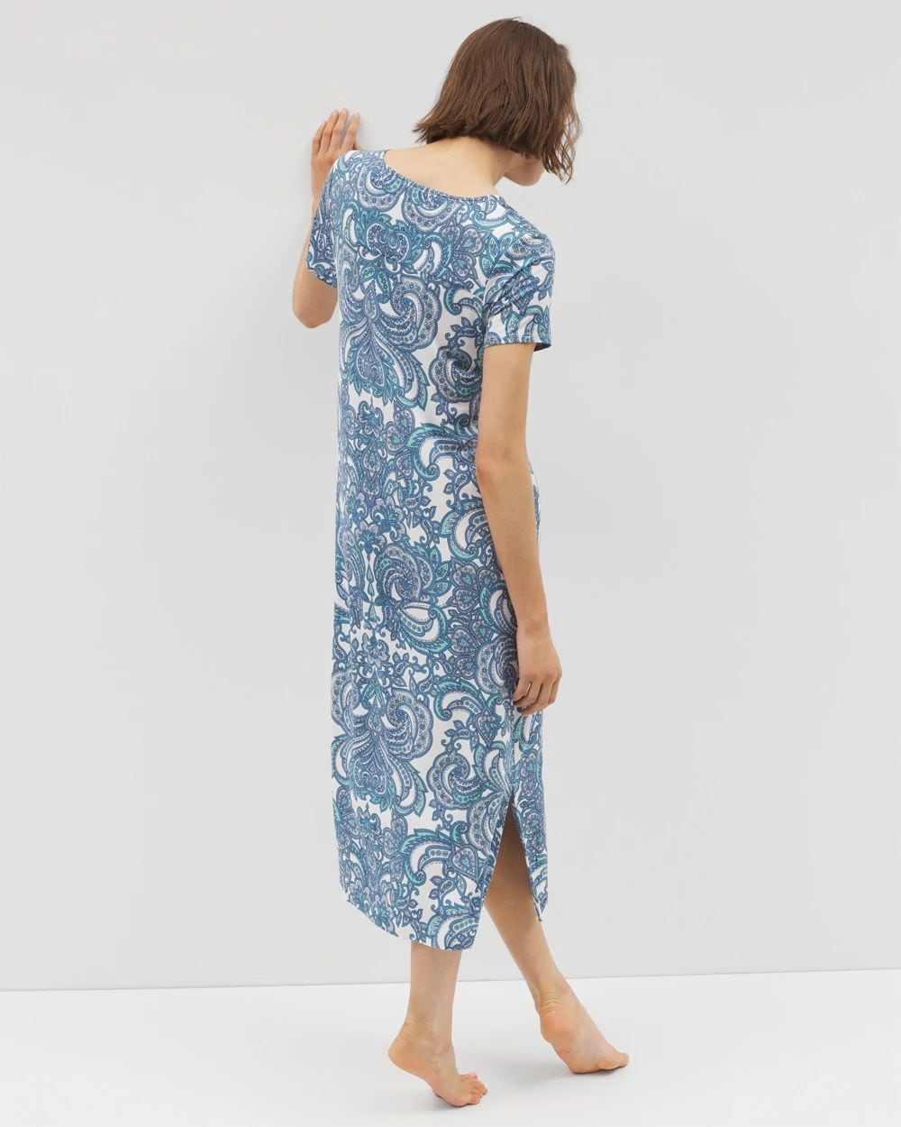 Cool Nights Short Sleeve Long Sleepshirt
