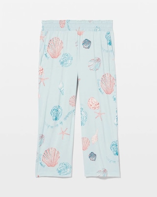 Cropped Pajama Pants click to view larger image.