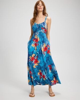 Tiered Maxi Bra Dress
