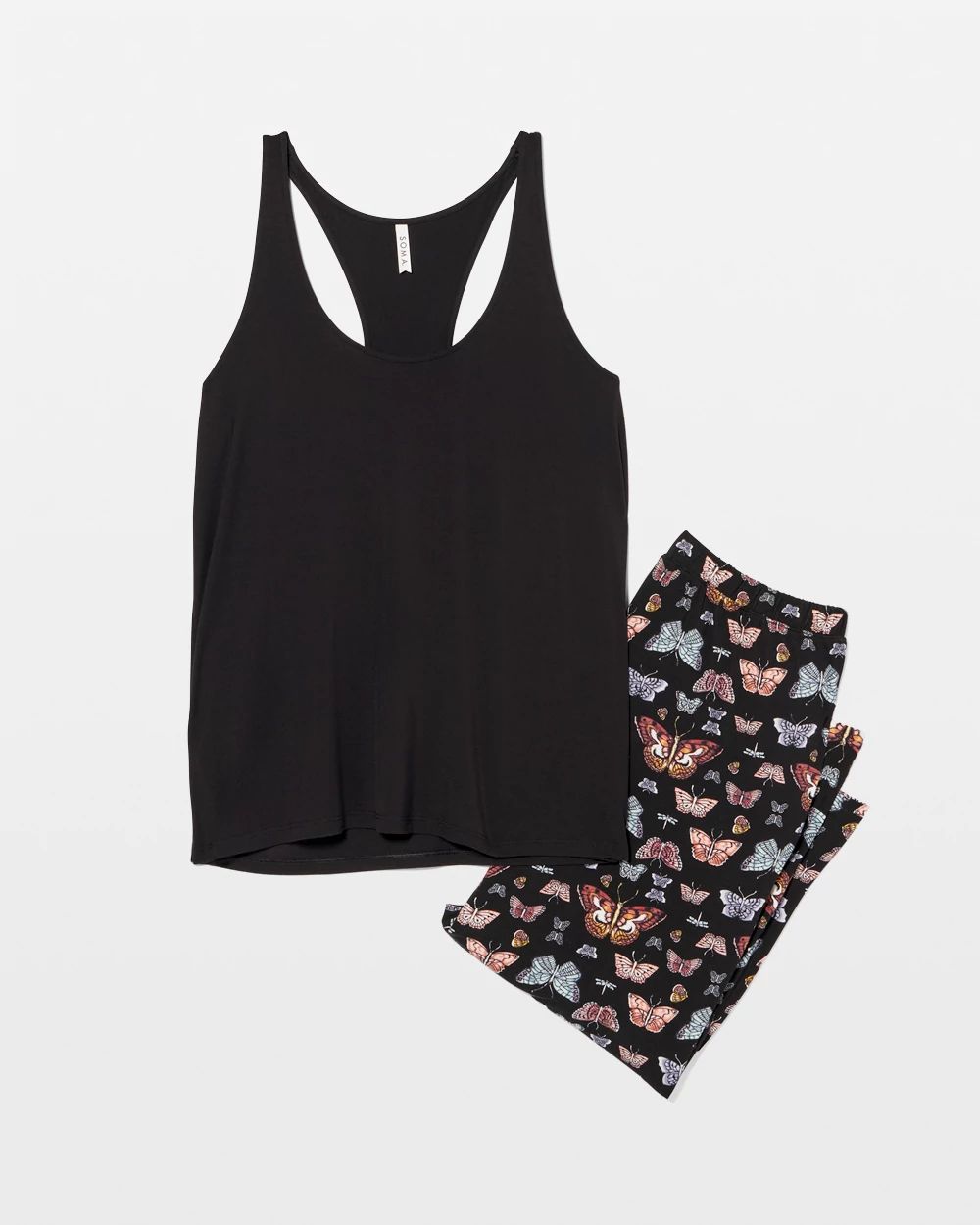 Tank + Crop Pants Pajama Set click to view larger image.