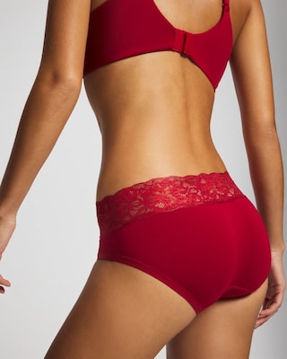 Hipster Panty with Super Soft Signature Lace click to view larger image.