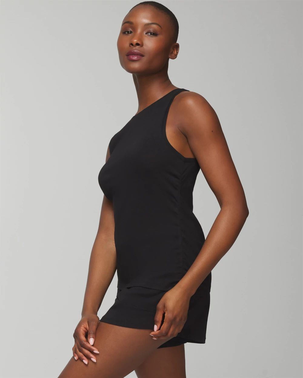 Shirred Side Pajama Tank