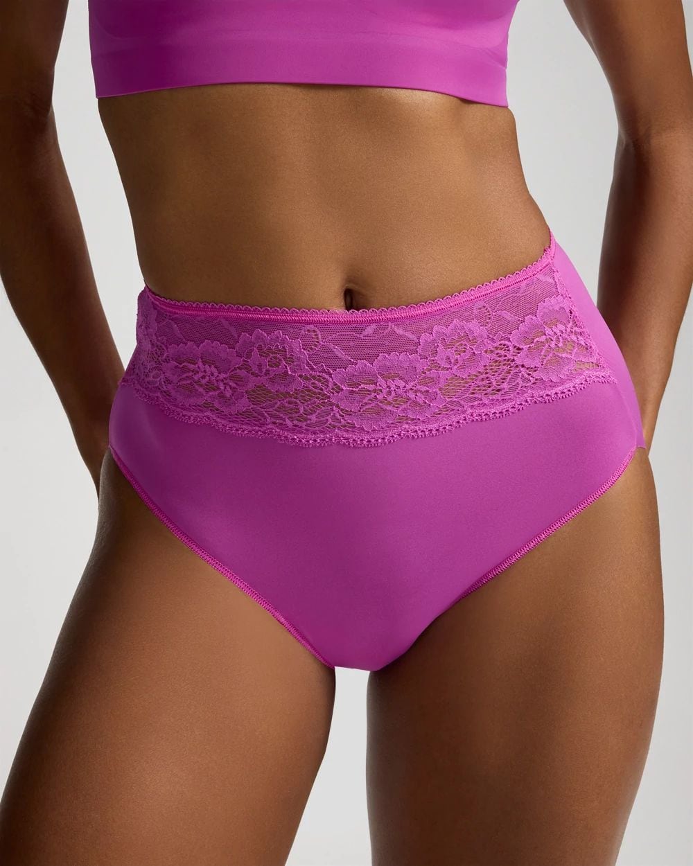 Modern Brief Panty with Lace