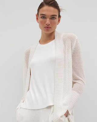 Open Stitch Cardigan click to view larger image.