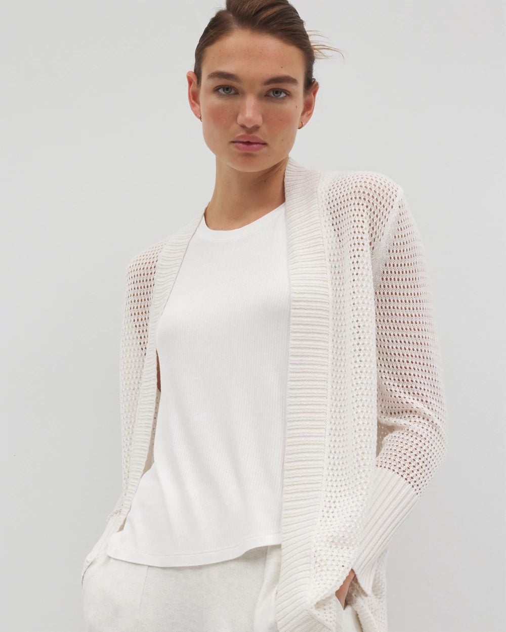 Open Stitch Cardigan