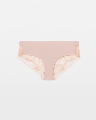 Cheeky Hipster Panty with Lace Back click to view larger image.