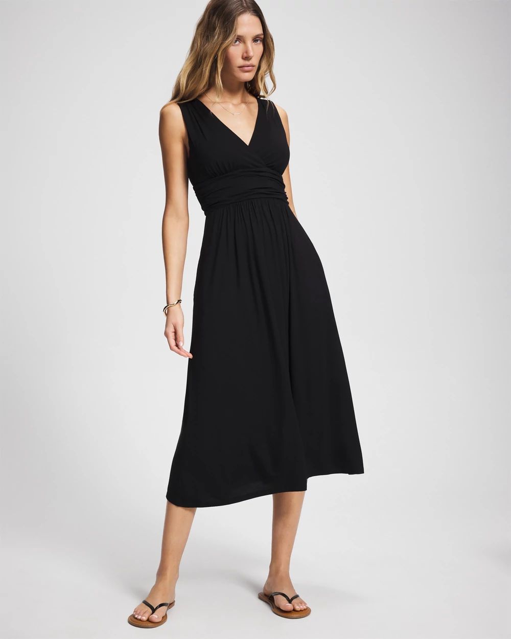 Soft Jersey Goddess Midi Bra Dress