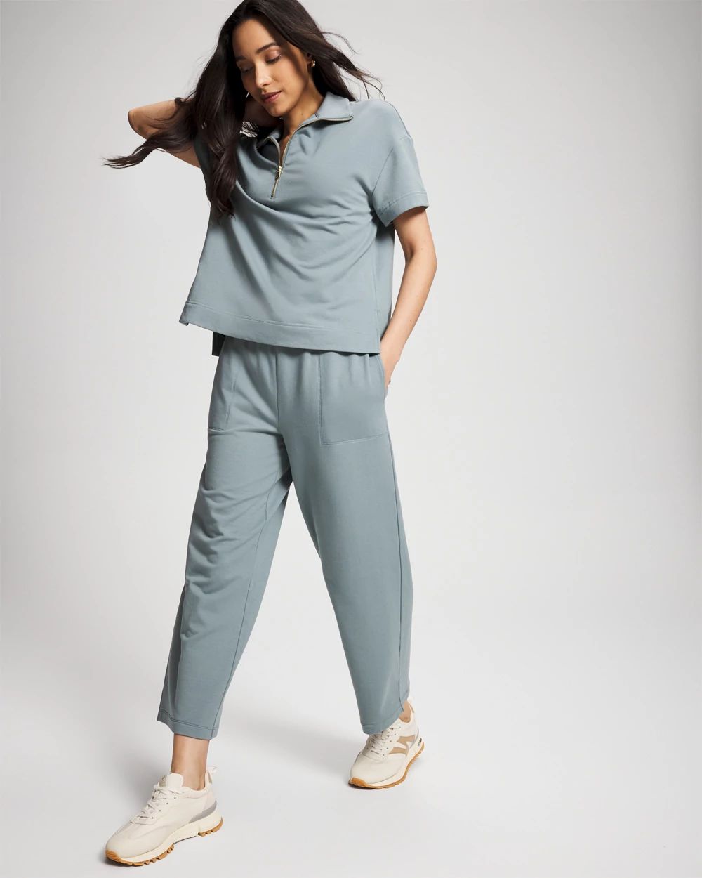 Essential Terry Crop Pants click to view larger image.