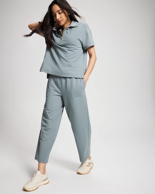 Essential Terry Crop Pants click to view larger image.