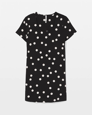 Short Sleeve Scoop Neck Sleepshirt click to view larger image.