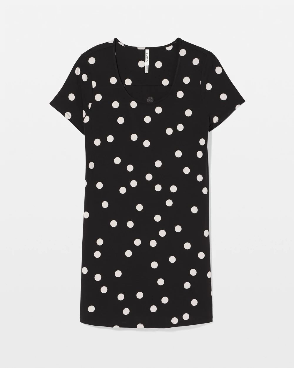 Cool Nights Short Sleeve Scoop Neck Sleepshirt