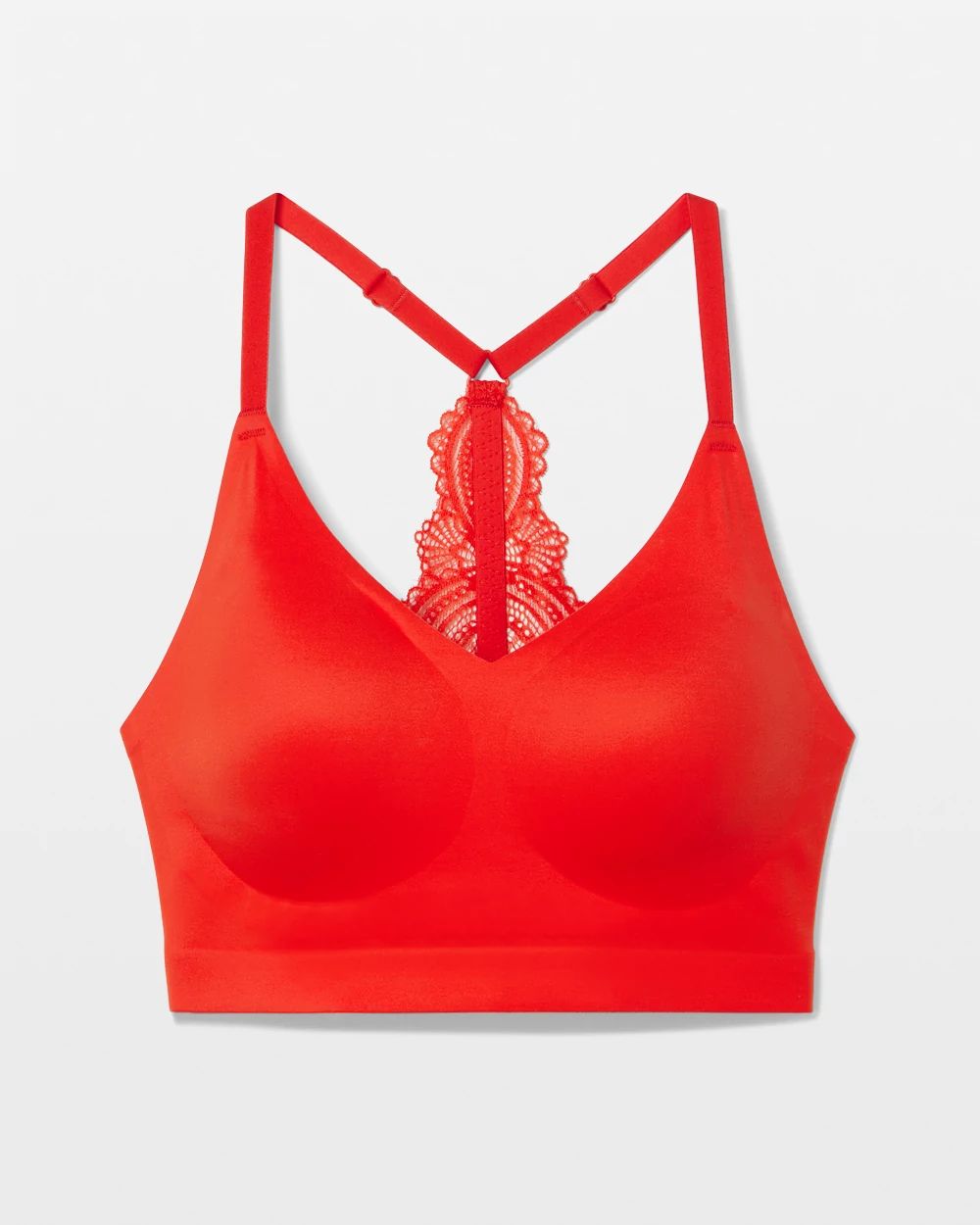Enbliss Racerback Bralette with Lace Back