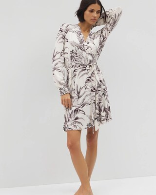 Long-Sleeve Short Robe