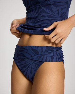 Tropical Tango Sarong Hipster Swim Bottom click to view larger image.