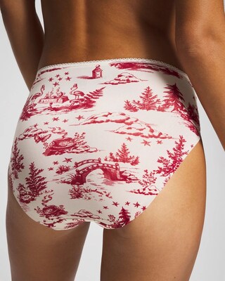 High-Leg Panty with Lace click to view larger image.