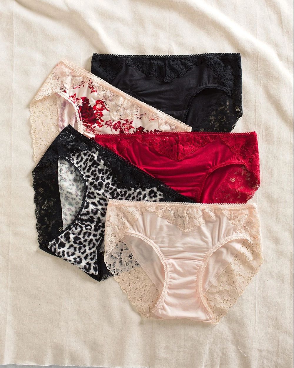 Signature Lace Hipster 5 Pack