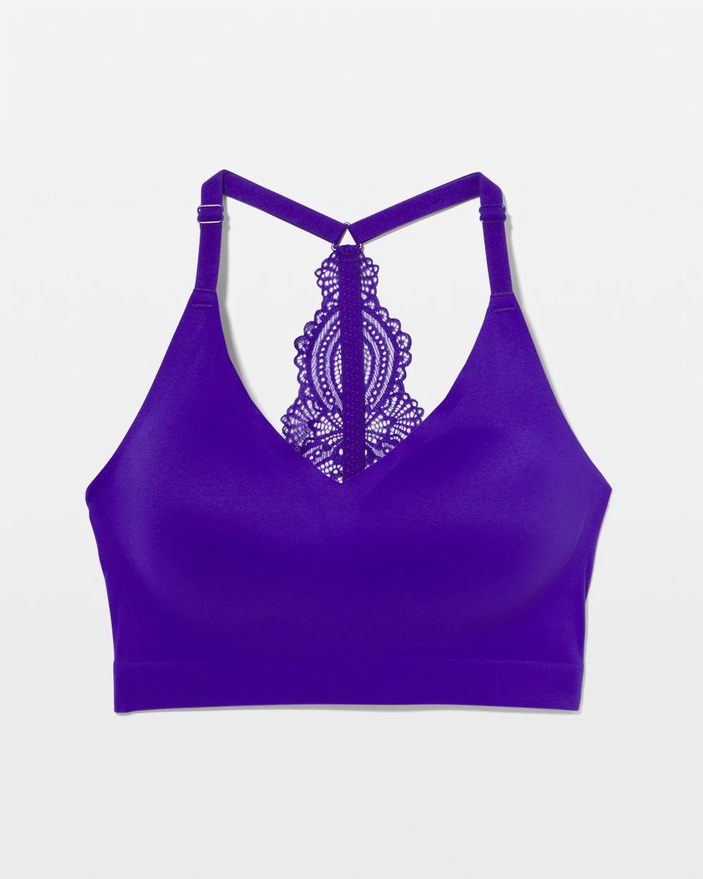 Enbliss Racerback Bralette with Lace Back
