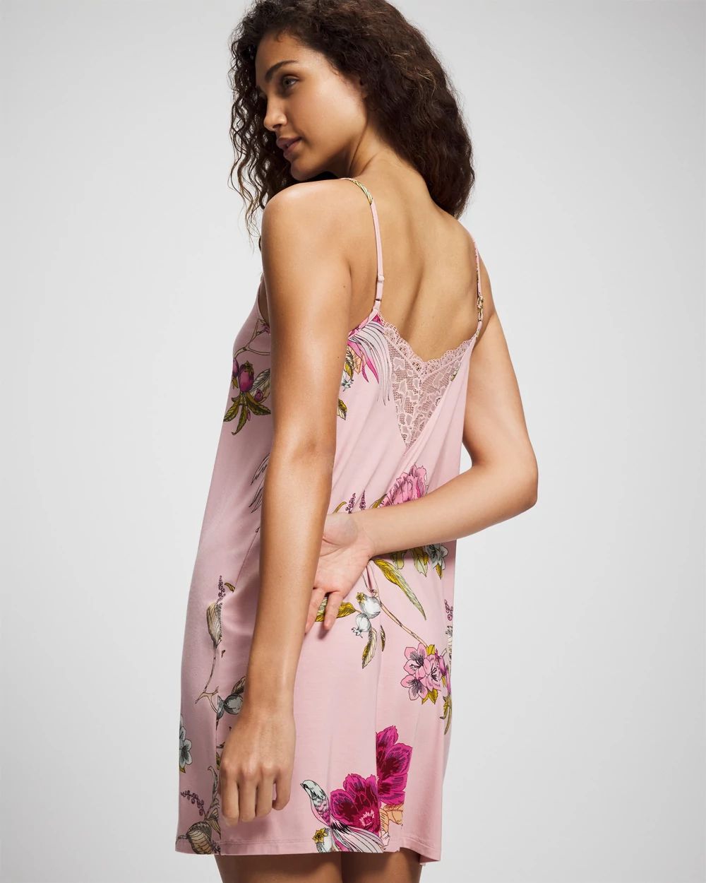 Cool Nights Lace Trim Chemise