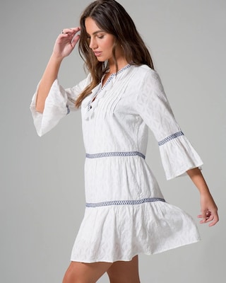 Embroidered Swim Coverup