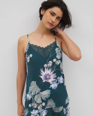 Lace Trim Pajama Cami