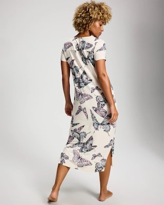 Short Sleeve Long Sleepshirt click to view larger image.