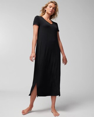 Short Sleeve Long Sleepshirt