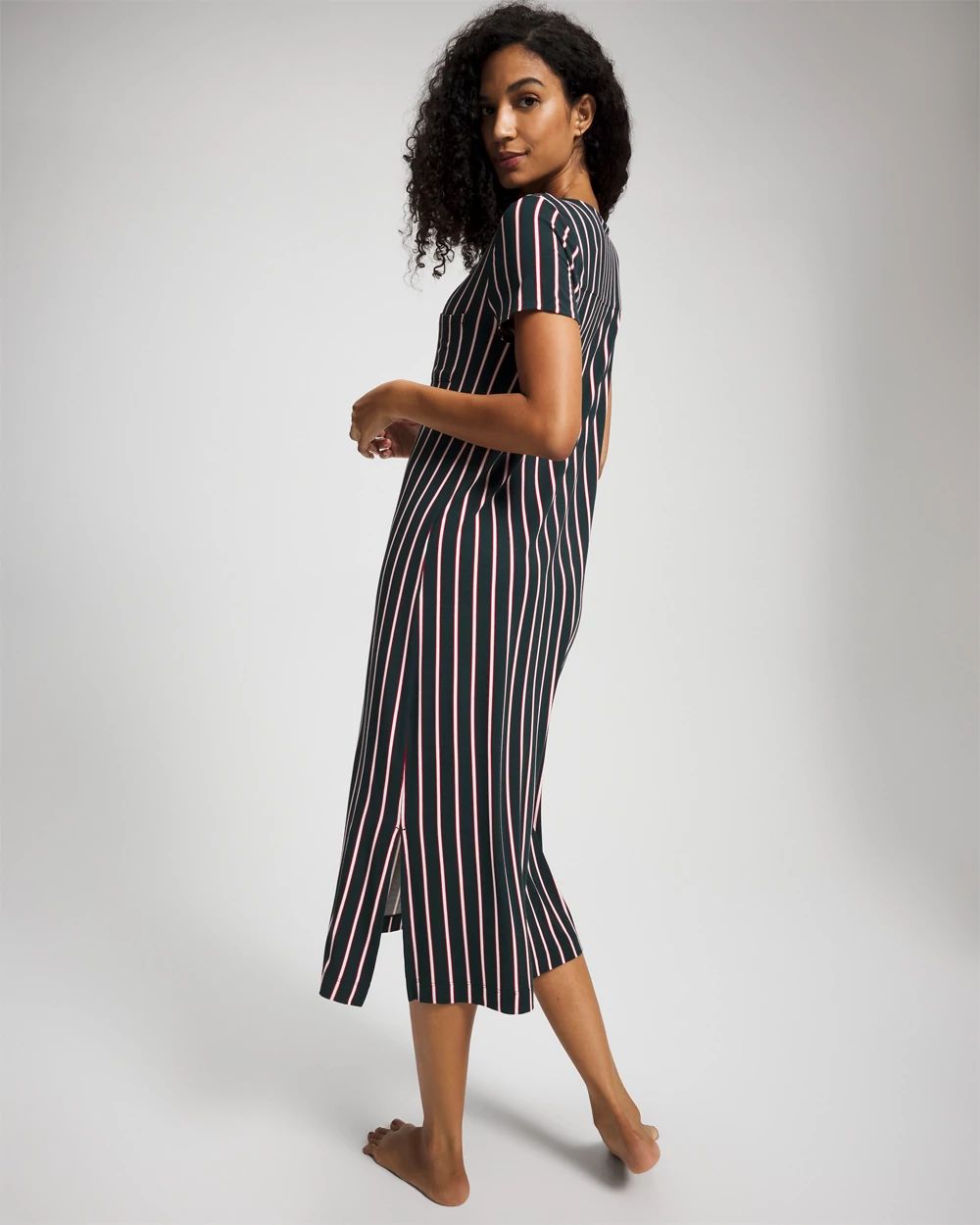 Short Sleeve Long Sleepshirt click to view larger image.