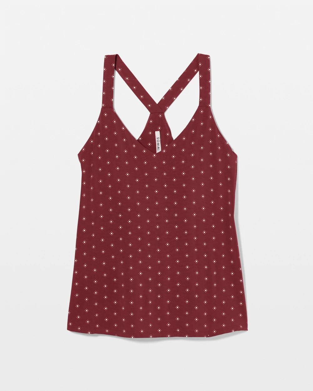 Cool Nights Piped Racerback Pajama Tank