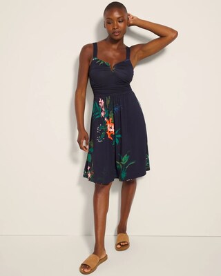 V-Wire Short Bra Dress