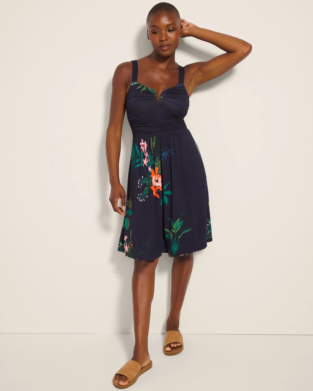 V-Wire Short Bra Dress