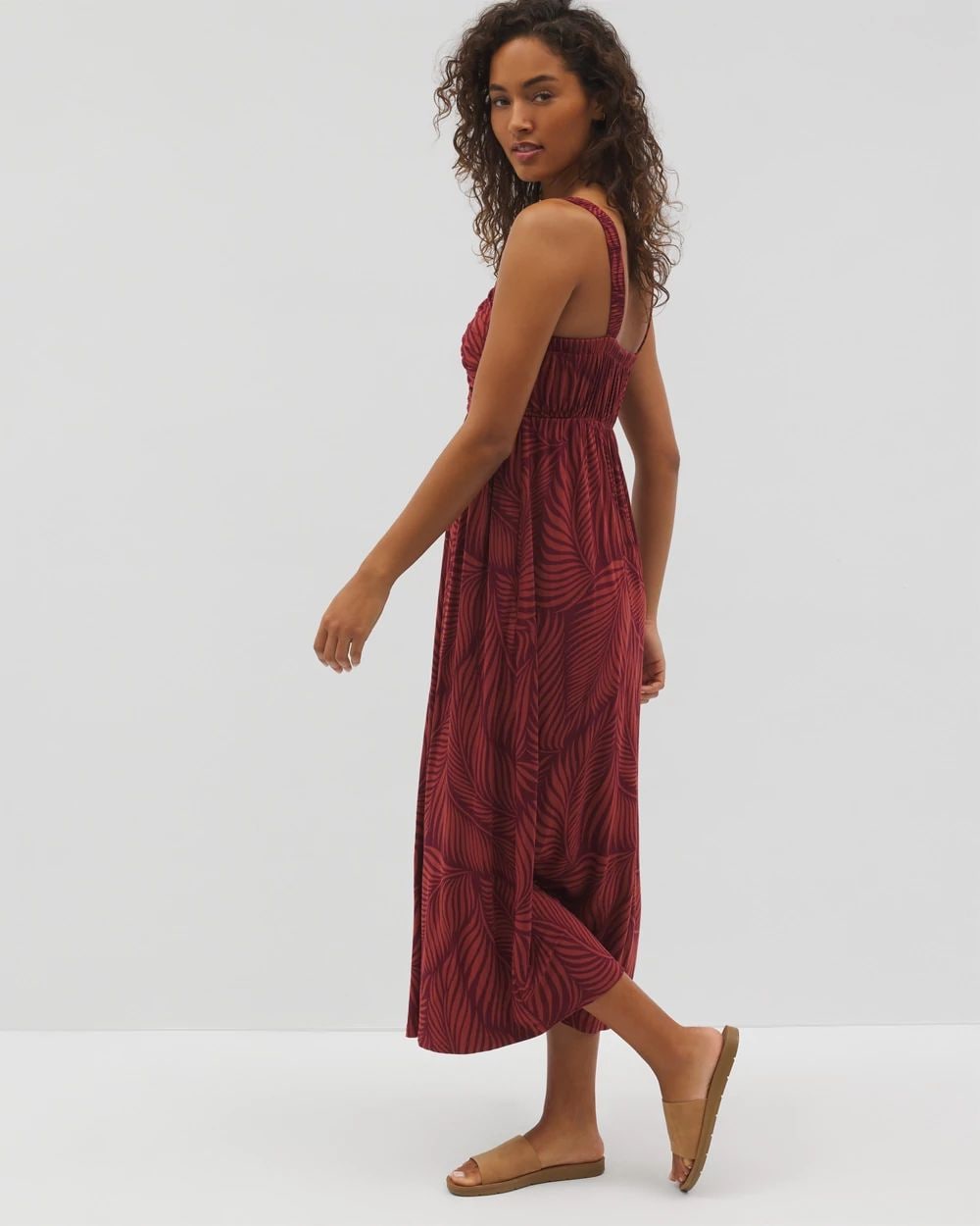 Soft Jersey Cabana Midi Bra Dress