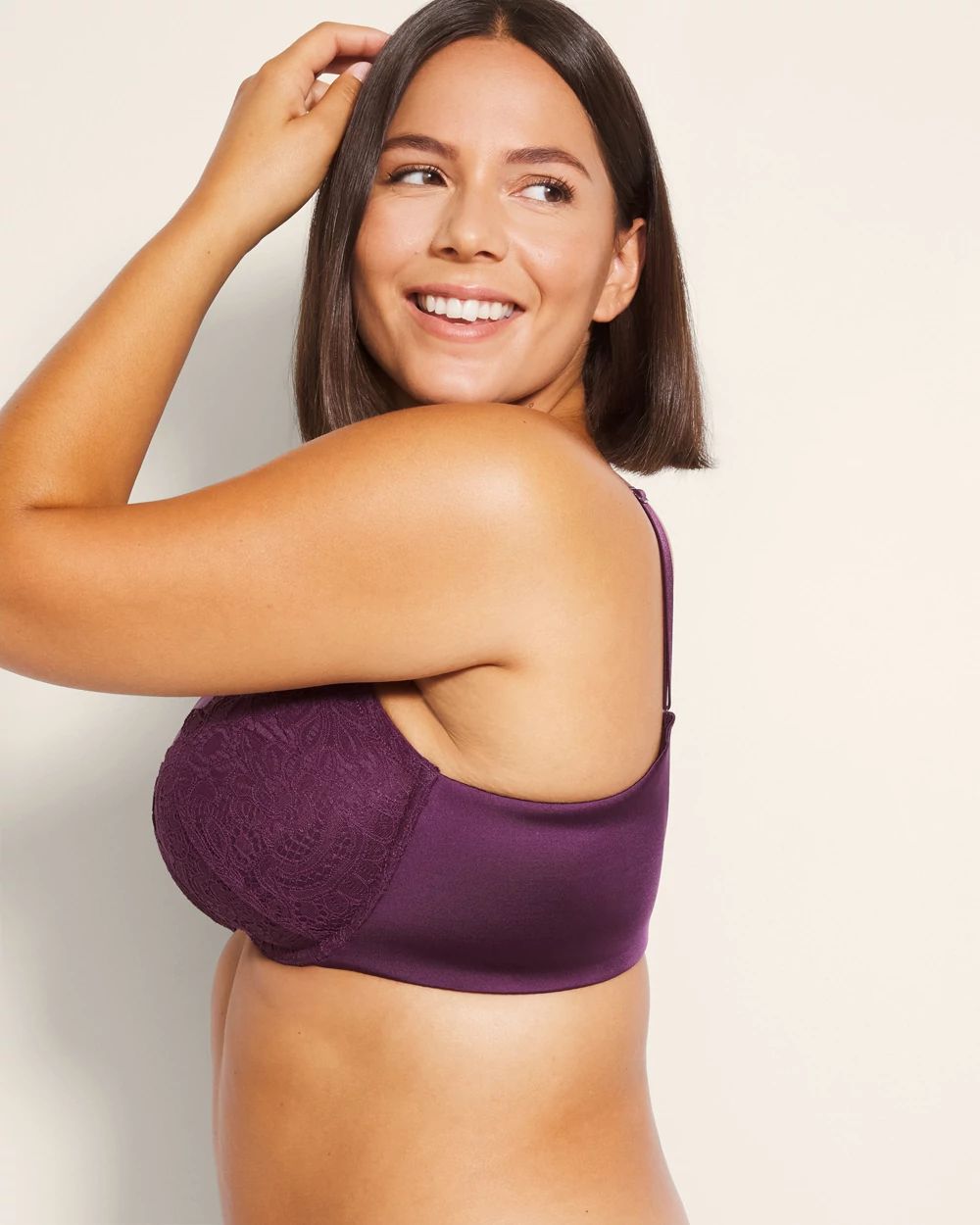 Stunning Push-up Plunge Bra with Lace