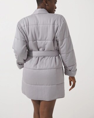 Short Puffer Robe