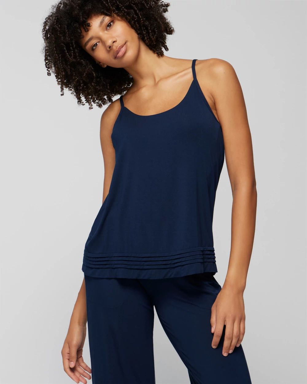 Pintuck Pajama Cami