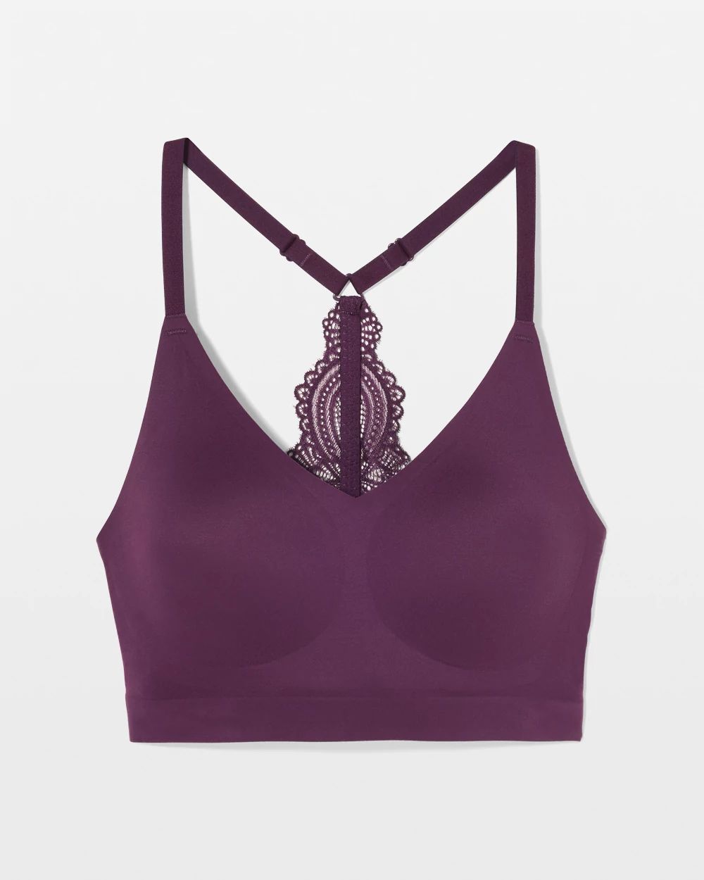 Enbliss Racerback Bralette with Lace Back