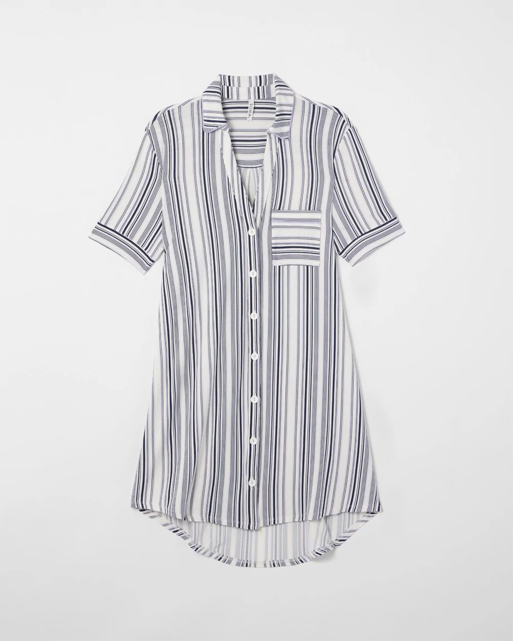 Button-Front Sleepshirt