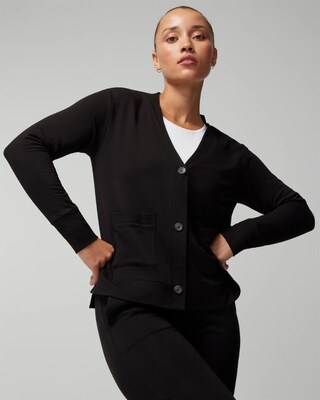 Fleece Relaxed Cardigan