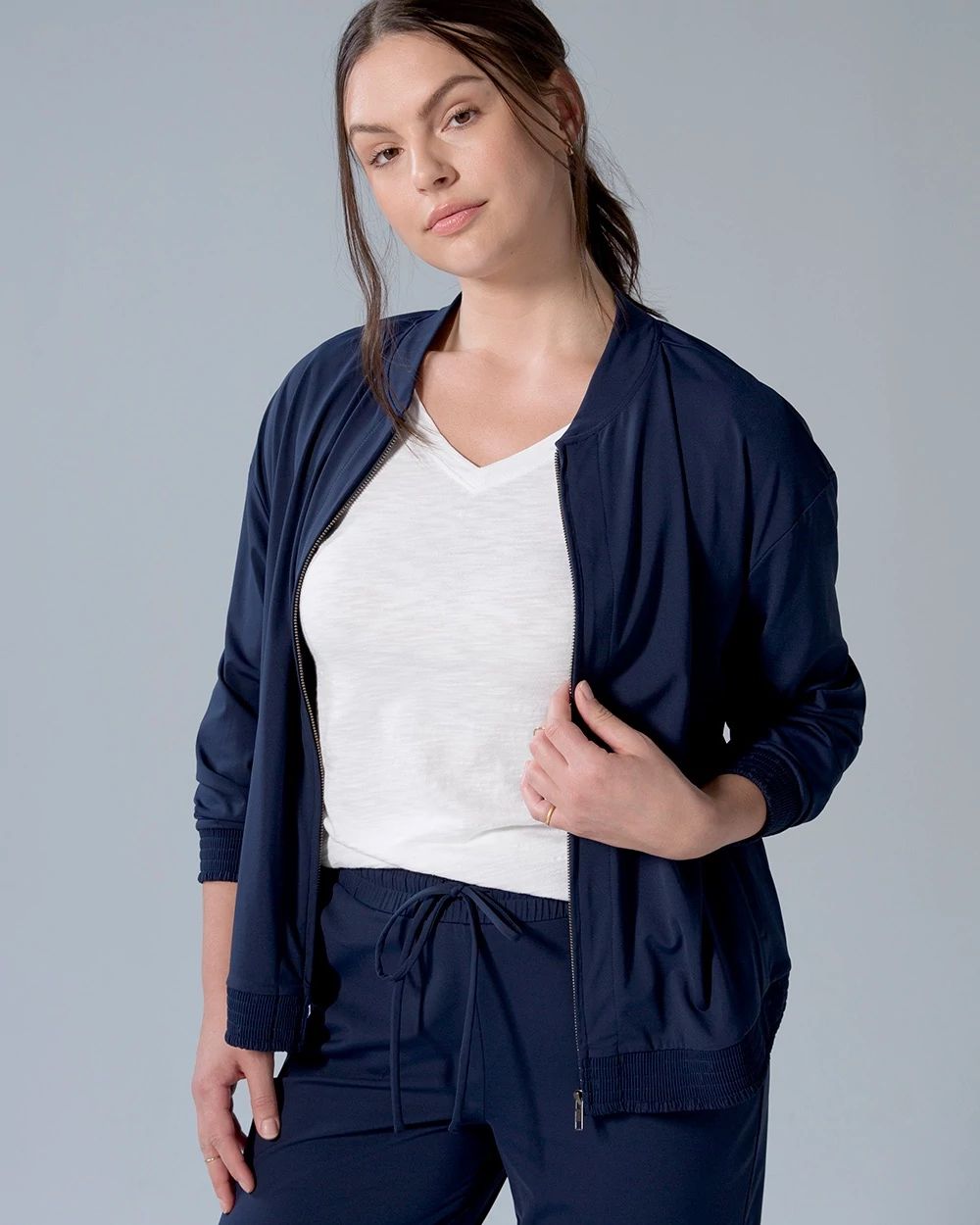 Tech Knit Bomber Jacket