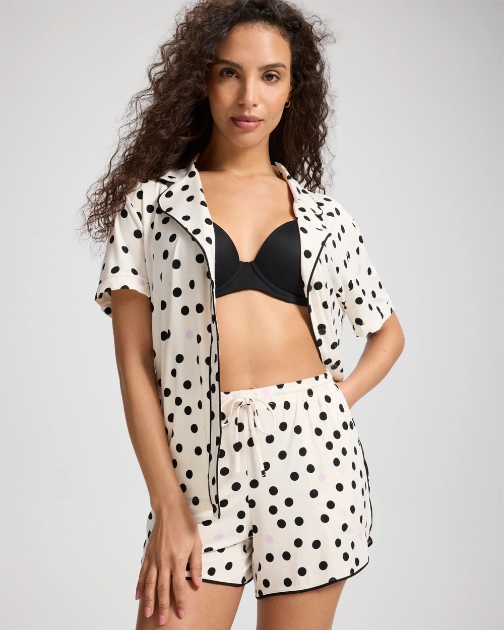 Printed Pajama Shorts