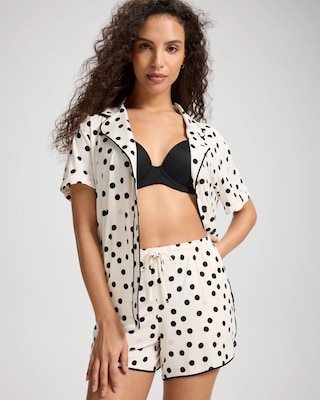 Printed Pajama Shorts