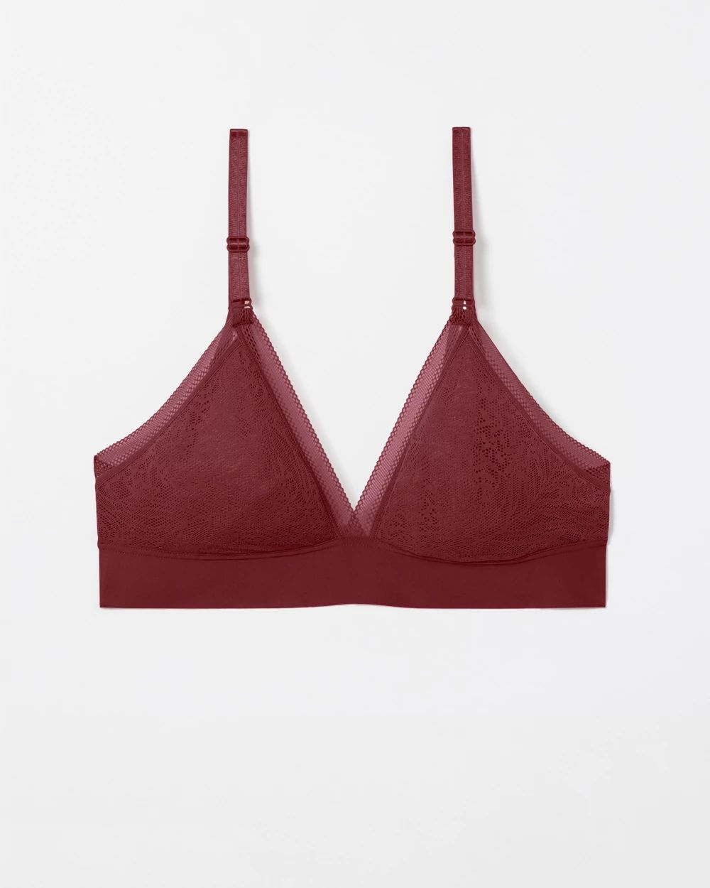 Triangle Bralette with Lace click to view larger image.