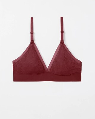 Triangle Bralette with Lace click to view larger image.