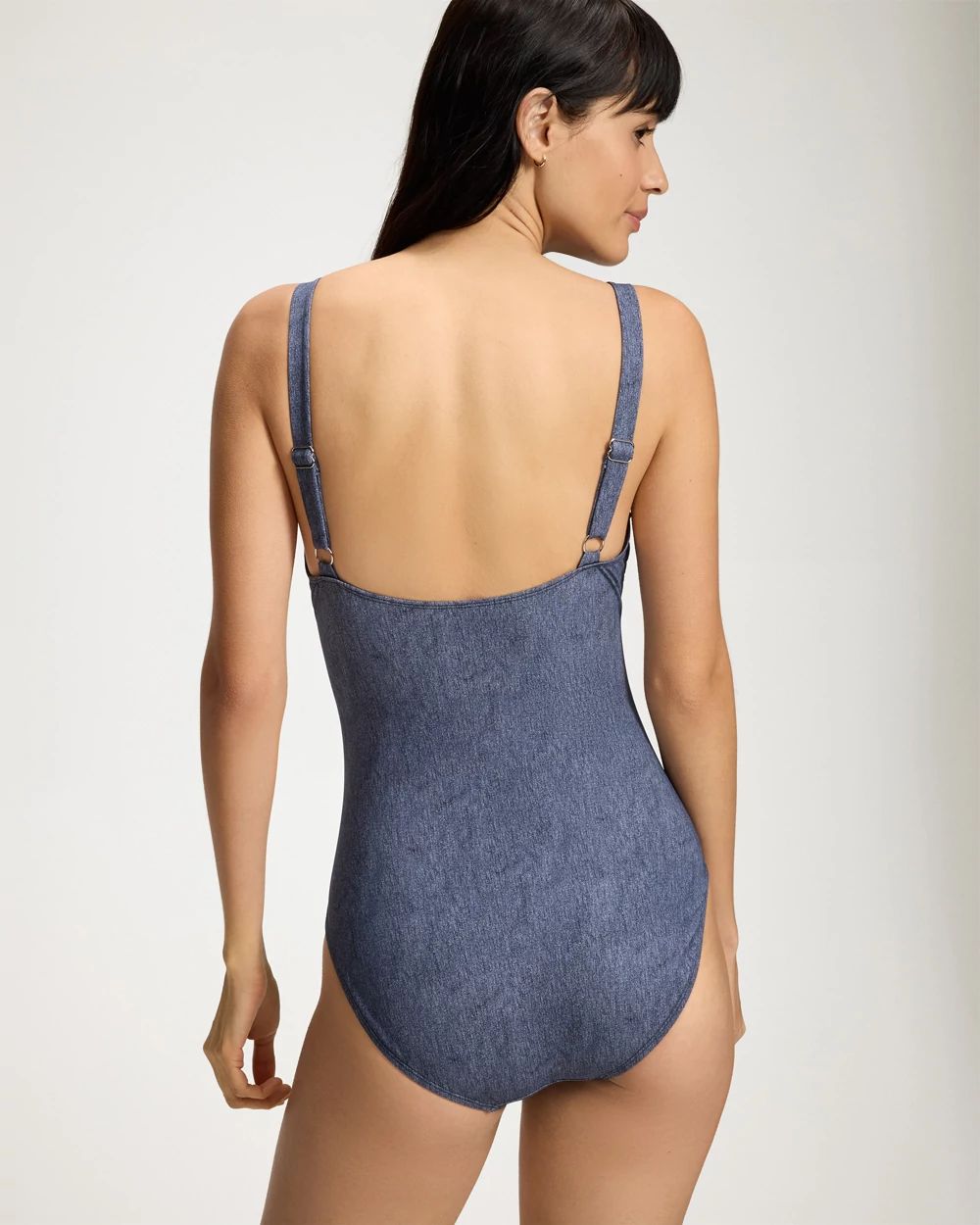 Grommet One-Piece Swimsuit click to view larger image.