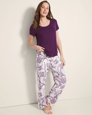 Short Sleeve Pant Pajama Set